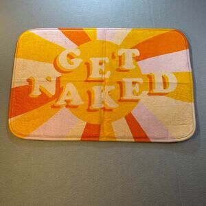 Retro 'Get Naked' Bath Mat
